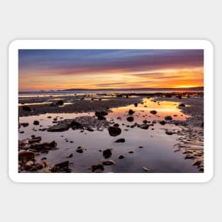 Swansea Bay Sunset Sticker